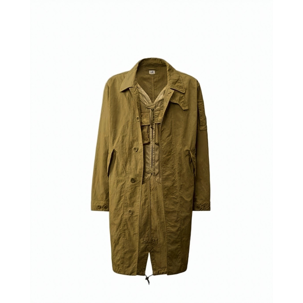 C.P. COMPANY Structured Grey Cotton C.P. Company Jacket